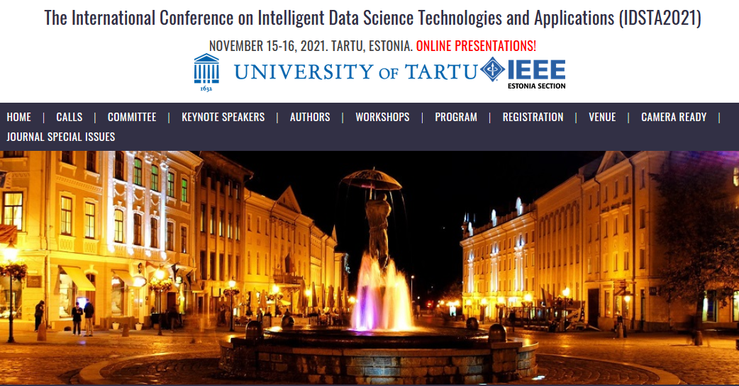 International conference on the Intelligent Data Science (IDSTA2021 ...